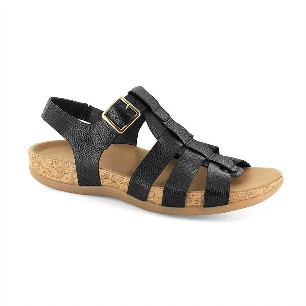 NEW STRIVE women's cristal sandal in black